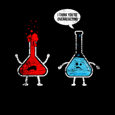 Motiv Chemie Überreaktion