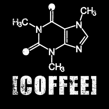 Motiv Kaffee Chemie Formel
