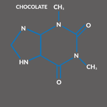 Motiv Schokolade Chemie Formel Lehrer Student Geschenk