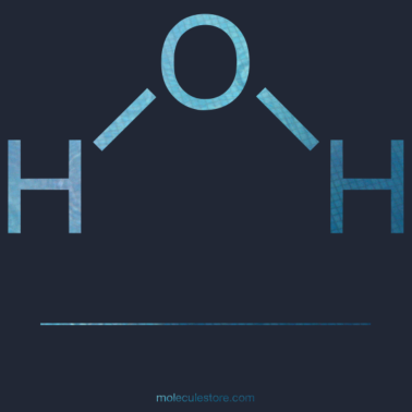 Motiv Wasser Molekül H2O