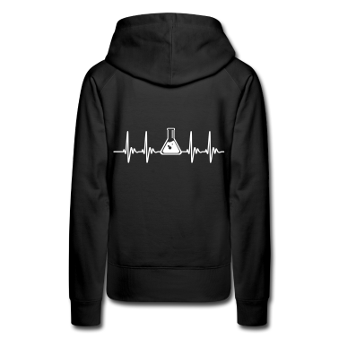 Chemie LK Hoodie - Chemie Herzschlag EKG Pulse Vector Design