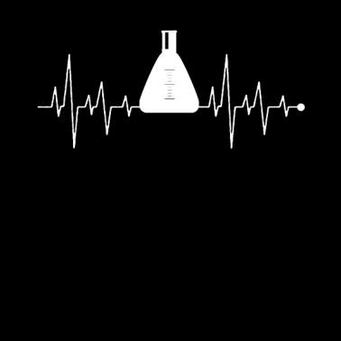 Motiv Herzschlag Herzlinie Herzfrequenz Chemie Shirt