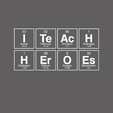 Motiv Lustiges Zitat I Teach Heroes - Lehrer