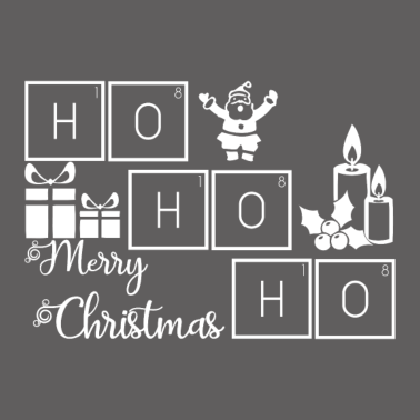 Motiv Ho Ho Ho Chemie Christmas Weihnachten Geschenk