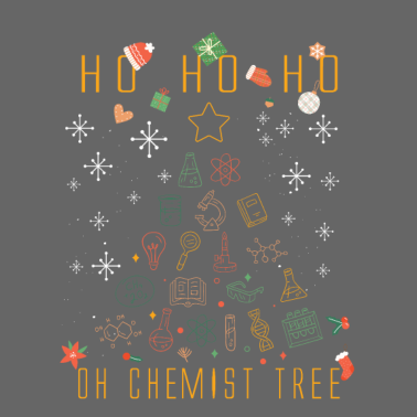 Motiv Chemiker Ugly Christmas Weihnachtsbau chemist tree