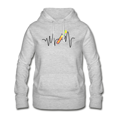 Chemie LK Hoodie - Herzschlag Reagenzglas - Chemie - Labor