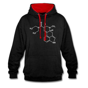 Chemie LK Hoodie - LSD Molekül Bicycle Day Acid Chemie Drogen Droge