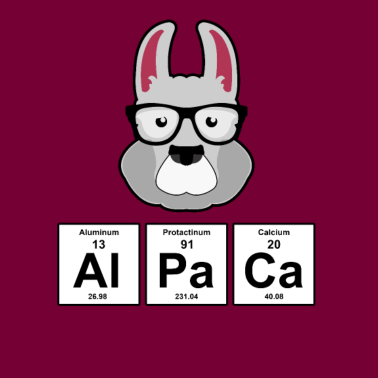 Motiv Lustiges Lama Alpaka Alpaka Chemie Chemische Symbo