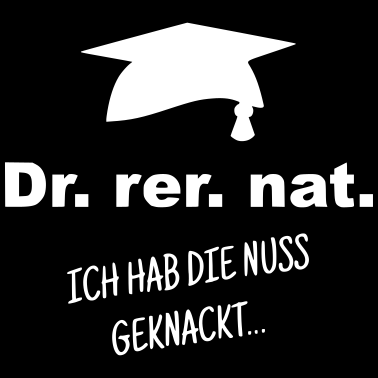 Motiv Dr. rer. nat. Abschluss Promotion Doktortitel