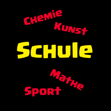 Motiv Schule / Chemie / Kunst / Mathe / Sport