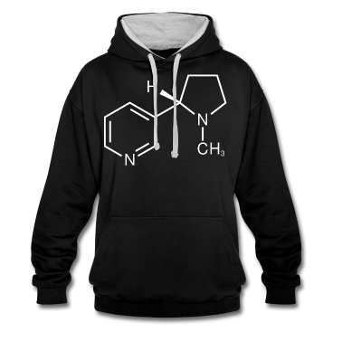 Chemie LK Hoodie - Nikotin Struktur Tabak Rauchen Chemie