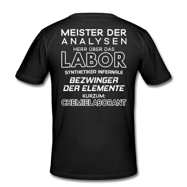 Chemie LK T-Shirt - Chemielaborant/Chemielaborantin/Chemiker/Chemie