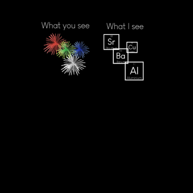 Motiv Chemie Nerd Shirt - Feuerwerk