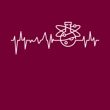 Motiv Chemiker Heartbeat Geschenk