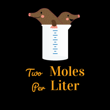 Motiv Two Moles Per Liter Chemie Witzig