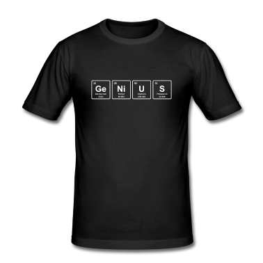 Chemie LK T-Shirt - GENIUS - lustiges Chemie Shirt Geschenk