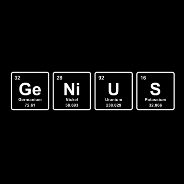 Motiv GENIUS - lustiges Chemie Shirt Geschenk