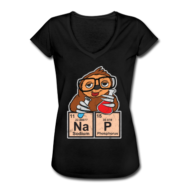 Chemie LK T-Shirt - Chemie Elemente Faultier