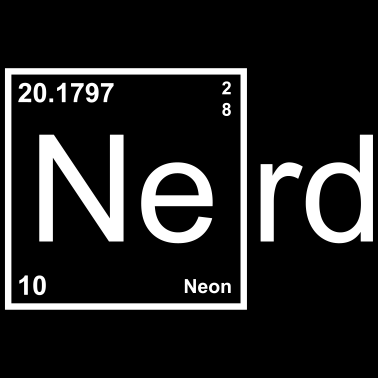 Motiv Nerd Chemie Shirt