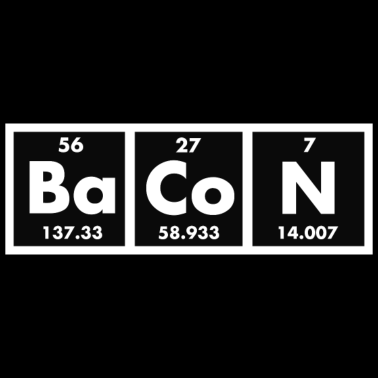 Motiv Lustig Bacon Periodensystem Eier Speck Geschenk