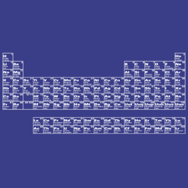 Motiv periodische weißen