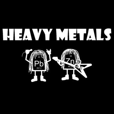 Motiv Heavy Metals, Schwermetalle die rocken - Nerd