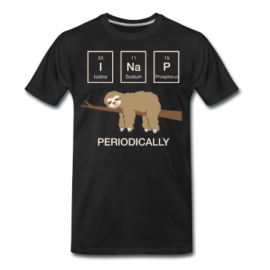 Chemie LK T-Shirt - Faultier Schlafen Chemiker Wissenschaft Geschenk