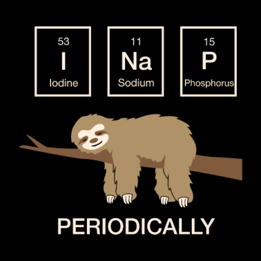 Motiv Faultier Schlafen Chemiker Wissenschaft Geschenk