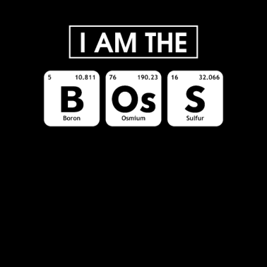 Motiv I'm The Boss Chemical Element Periodic Table