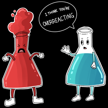 Motiv Lustiges Chemie Geschenk Wütendes Reagenzglas