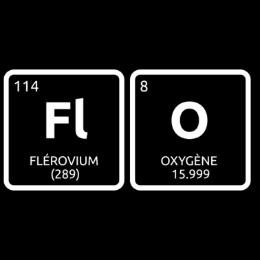 Motiv Periodensystem der Elemente - Weißer Flo