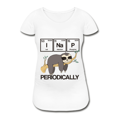 Chemie LK T-Shirt - Periodensystem I Nickerchen Periodisch Sloth Geek