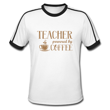 Chemie LK T-Shirt - Teacher powered by coffee Geschenk Professor