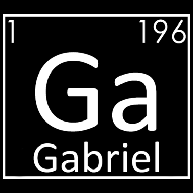 Motiv Gabriel Name Chemie Elemente Männer Namen