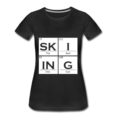 Chemie LK T-Shirt - Skifahren Chemie Elemente Ski Winter Skifahrer