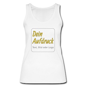 Frauen Bio Tank Top von Stanley mit Text, Bild oder Logo bedrucken lassen