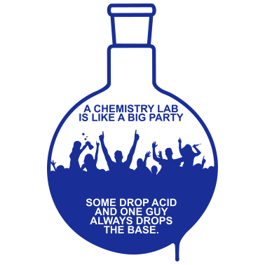 Motiv A CHEMISTRY LAB IS LIKE A BIG PARTY