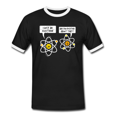 Chemie LK T-Shirt - LUSTIGER ATOM WITZ | WITZIG POSITIV ELEKTRON NERD