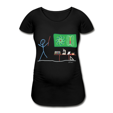 Chemie LK T-Shirt - Naturwissenschaft Strichmännnchen Chemie Physik