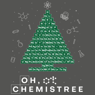 Motiv Chemistree Chemie Tannenbaum Weihnachten Chemistry