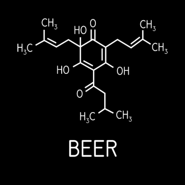 Motiv Bier Brauer Brauerei Goasmaß Chemiker Formel