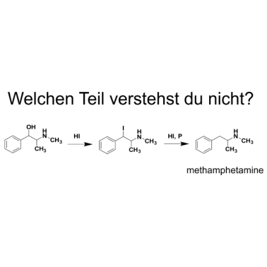 Motiv Chemie Nerd Meth