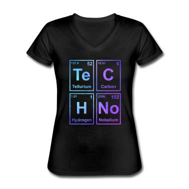 Chemie LK T-Shirt - Techno Chemie Zeichen Periodensystem Festival
