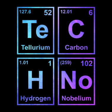 Motiv Techno Chemie Zeichen Periodensystem Festival