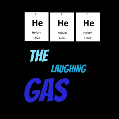 Motiv HeHeHe Helium Lachgas Chemie Fun