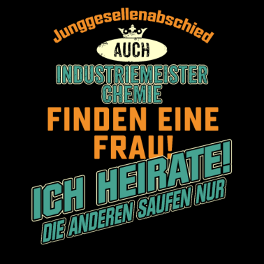 Motiv JGA BRAEUTIGAM - Industriemeister Chemie - petrol