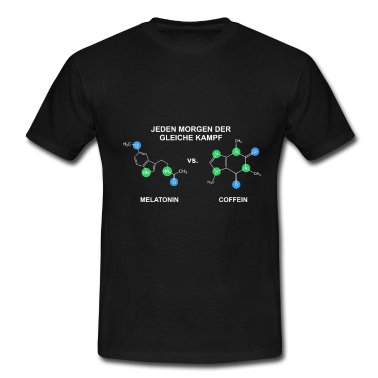 Chemie LK T-Shirt - Chemie Melatonin vs Coffein