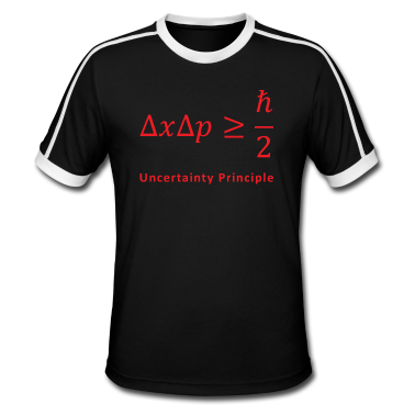 Chemie LK T-Shirt - Uncertainty principle Mathe Schule Geschenk