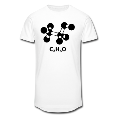 Chemie LK T-Shirt - Alkoholmolekül mit Formel C2H6O