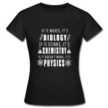Chemie LK T-Shirt - lustig Biologie Physik und Chemie Erklärung